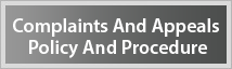 Complaints and Appeal Policy and Procedure